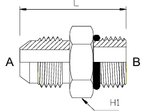 Adaptor - Straight (M X M) JIC - UNO - SAE Specification