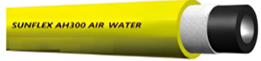 SUNFLEX AIR/WATER HOSE - YELLOW (TPR) 300PSI - 100m Reel