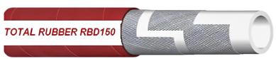 RUBBER BREWERS DELIVERY HOSE 150PSI - 10 BAR - 20m/60m Reel