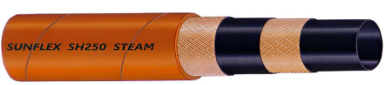 STEEL STEAM HOSE - 250PSI - 61m Reel