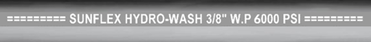 SUNFLEX HYDRO-WASH HOSE - 45M ROLL