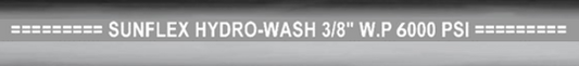 SUNFLEX HYDRO-WASH HOSE - 45M ROLL