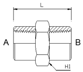 Adaptor - Straight (F X F) BSPT - BSPT