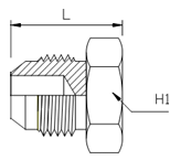 Adaptor JIC MALE - SAE Specification Plug