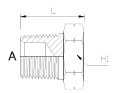Adaptor - NPT MALE - SAE Specification Plug