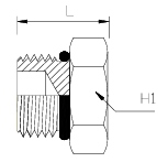 Adaptor UNO MALE SAE Specification Plug